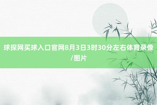 球探网买球入口官网8月3日3时30分左右体育录像/图片